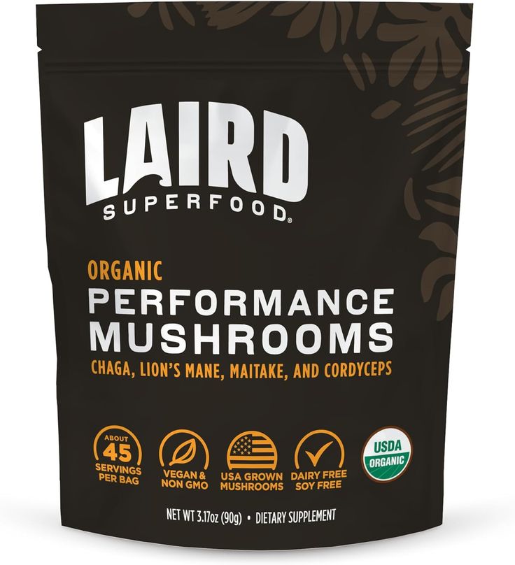 Laird Superfood mushroom coffee infused with functional ingredients for balanced energy